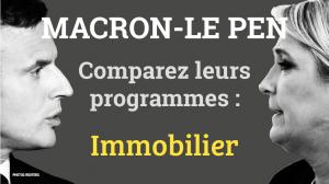 macron le pen programmes : immobilier