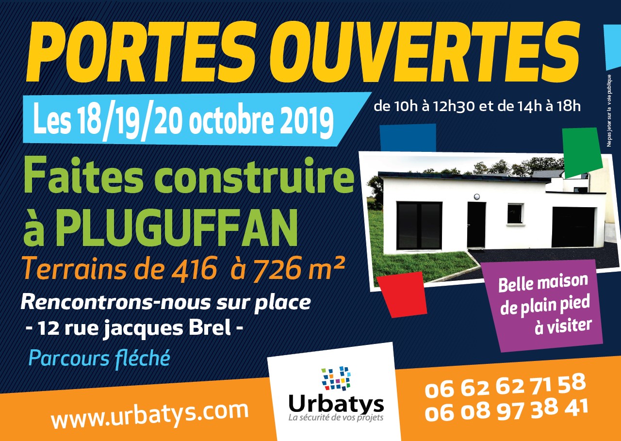 Acheter un terrain dans le 29 – Profitez des Portes Ouvertes à Pluguffan