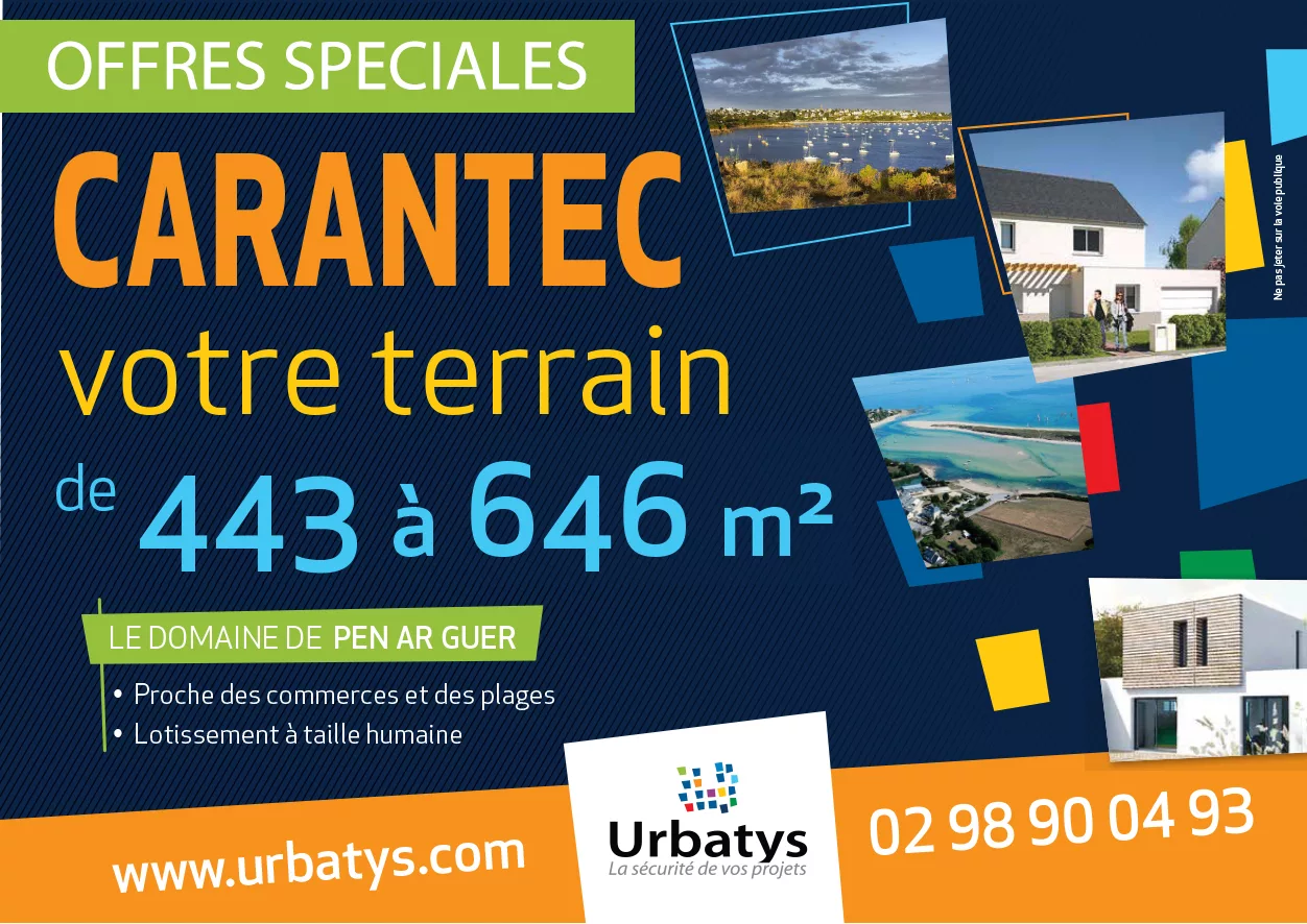 [TERRAINS] Offre spéciale lancement à Carantec !